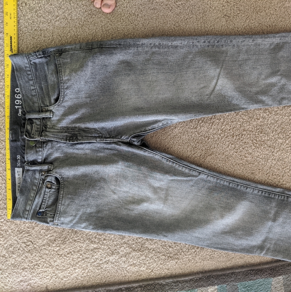 Gap denim jeans grey 30x30 (fits like 32x30)